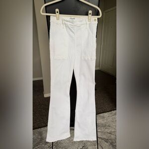 FRAME Denim White Structured Denim Jeans